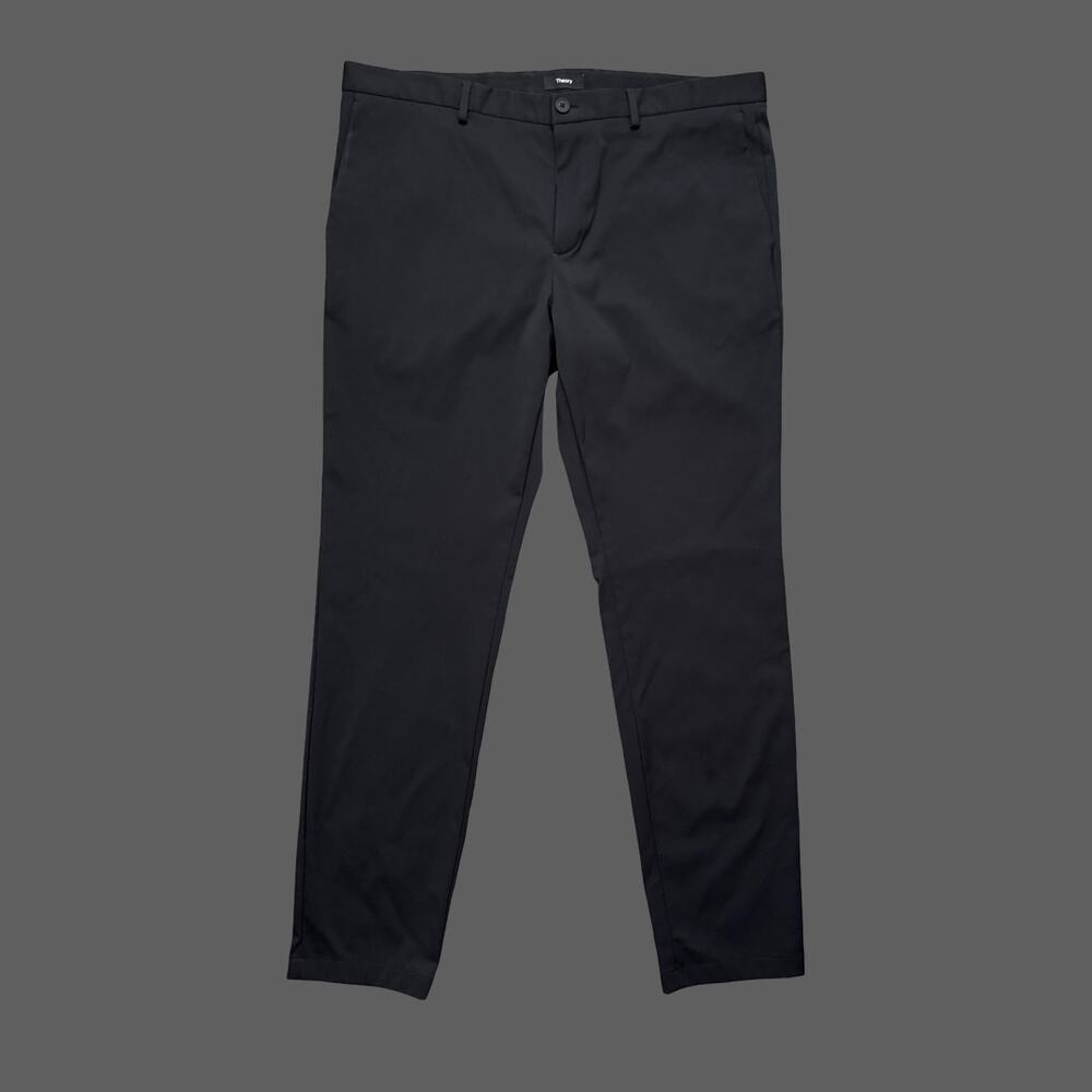 Theory Zaine SW Neoteric Slim Fit Pants Black Size 38